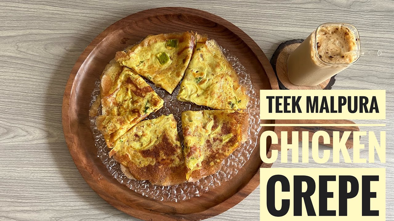 Teek Malpura || Teek Appo || Spicy crepe || Chicken crepe || savoury crepe || #tastesofbhatkal