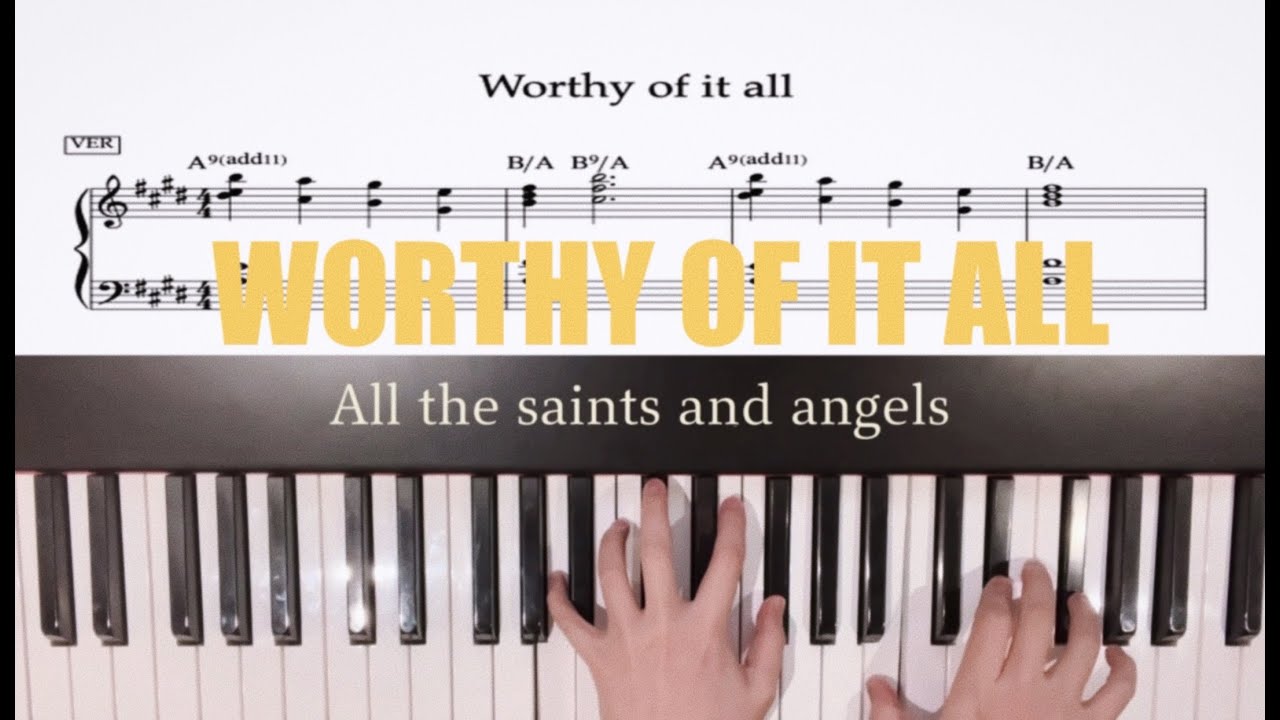 주는 존귀하신 분 (온 성도와 천사)| 리하모니제이션 | 재즈반주 | 피아노 반주 | Worthy of it all (Bethel Music) | Piano Tutorial