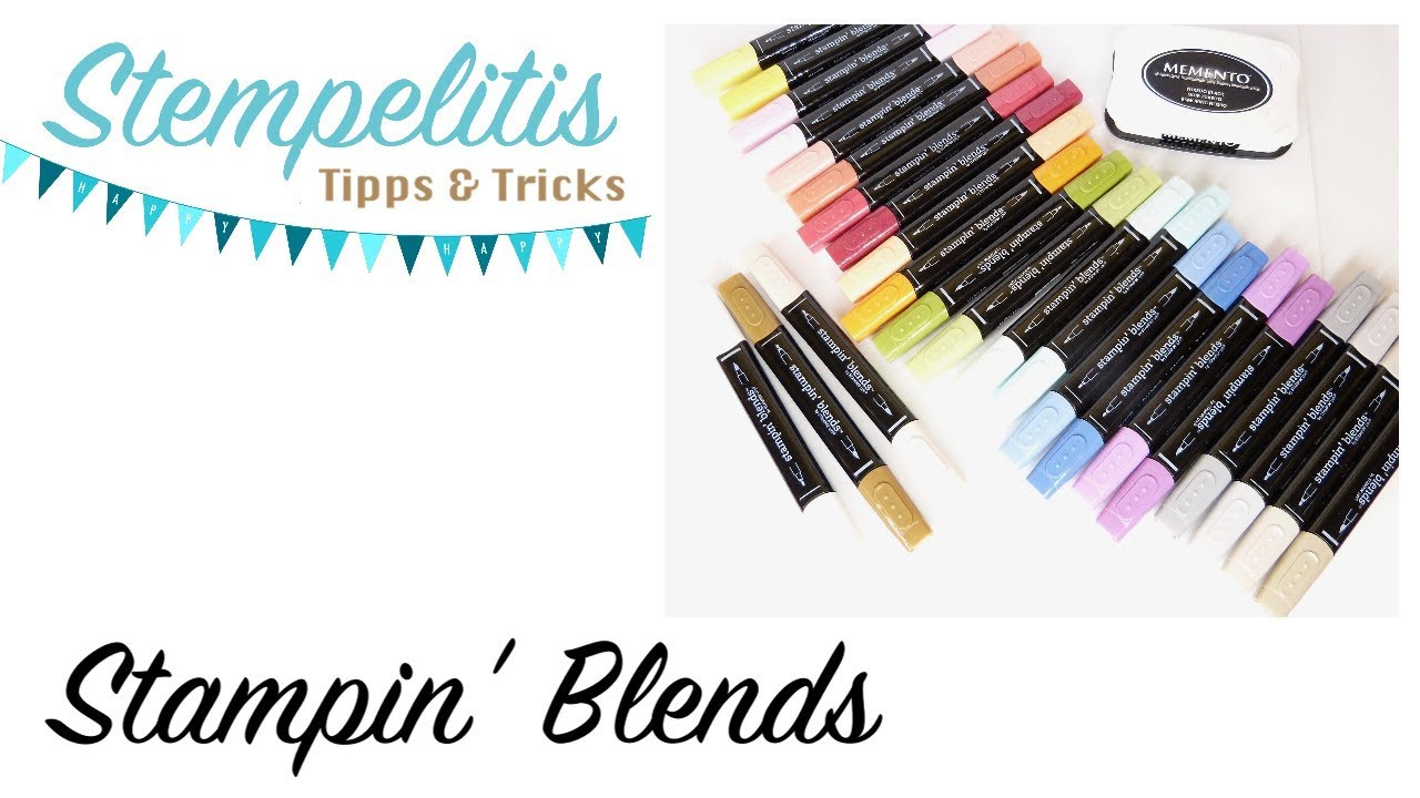 Stampin' Up! Stampin Blends zum Kolorieren von Stempelmotiven