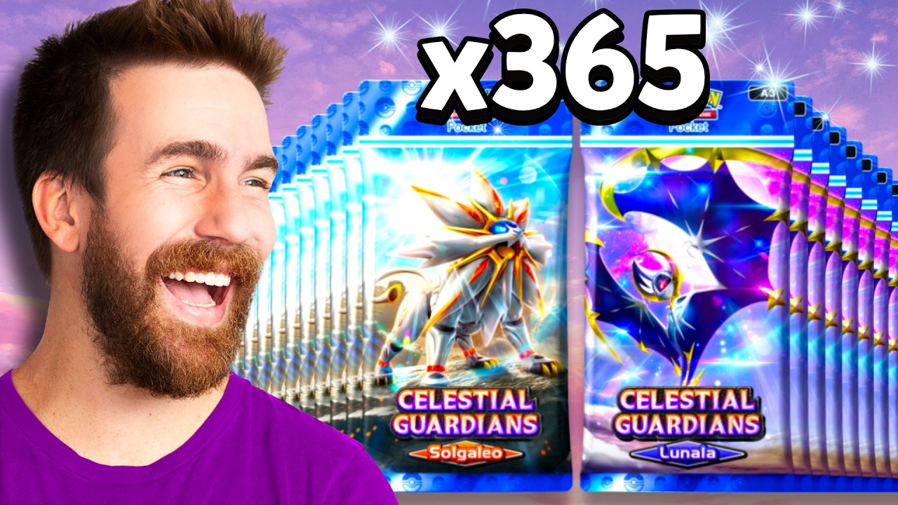 I Opened 365+ NEW Celestial Guardians Packs - Pokémon TCG