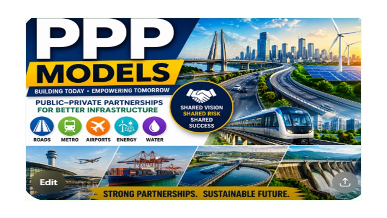 Public-Private Partnership (PPP) Models Explained | BOT, BOOT, BOO & HAM | India vs Global PPP