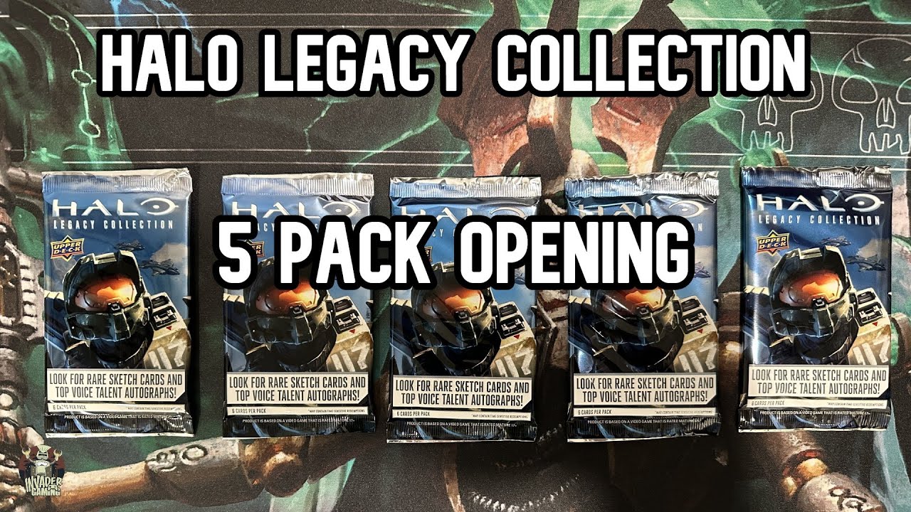 Halo Legacy Collection Card Pack Opening - SWEET AUGMENTED PULL! PLUS MORE!