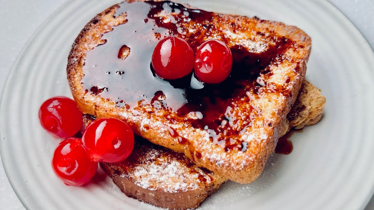 فرنچ تست ۱۰ دقیقه‌ای با ایرفرایر🧇 | Crazy Good Air Fryer French Toast | Ready in Just 10 Minutes!