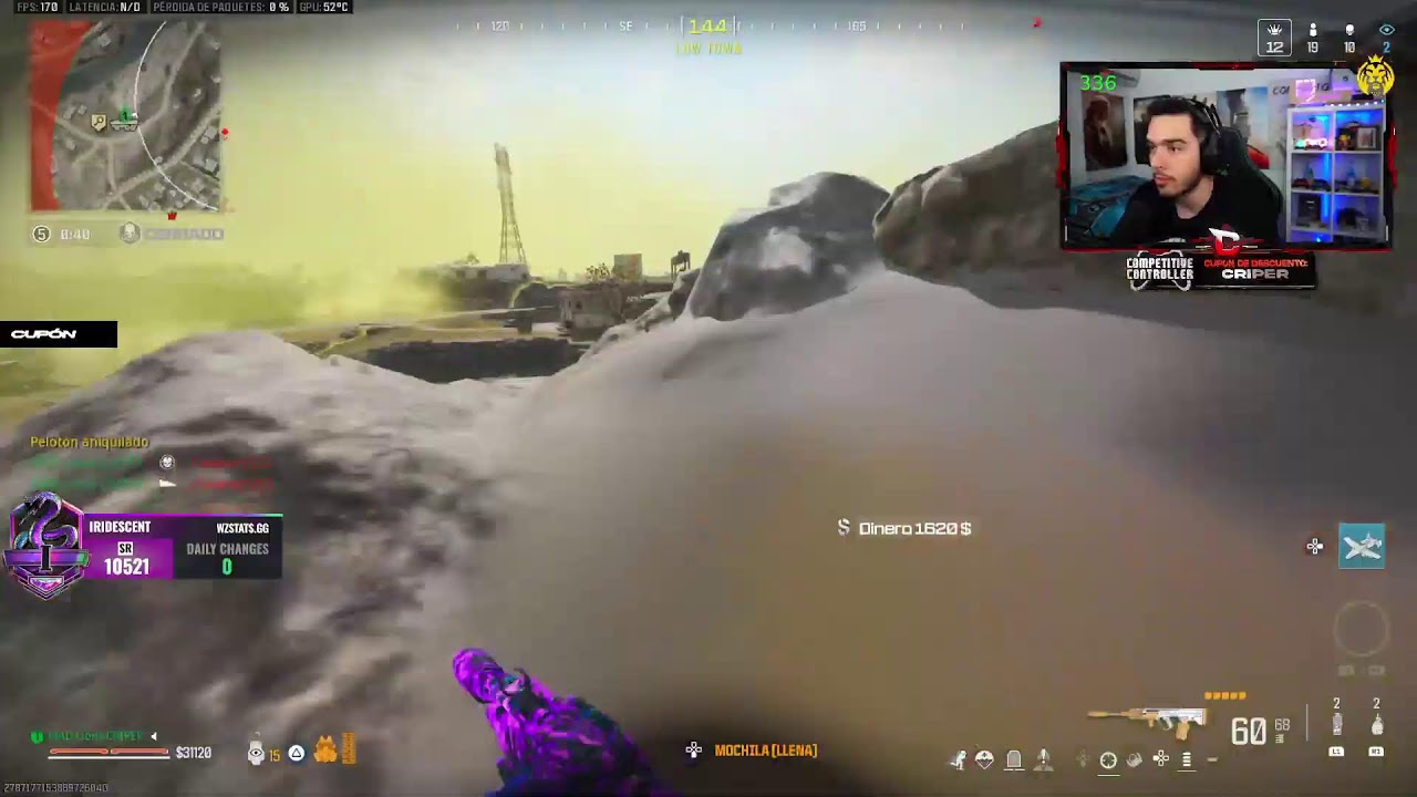 CRIPER EN YOUTUBE CON WARZONE