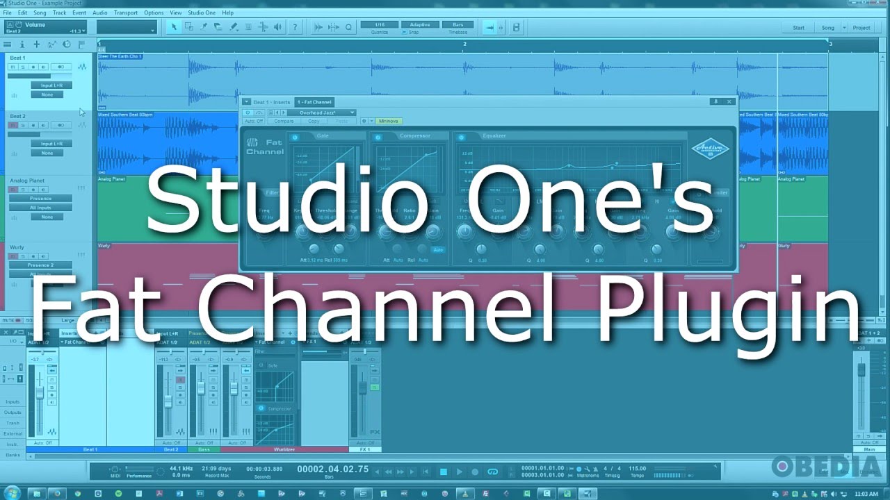 Studio One's Fat Channel Plugin