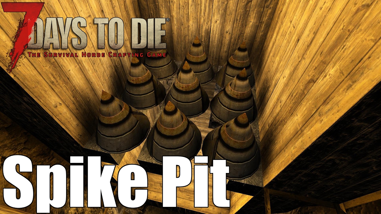 7 Days to Die - Zombie Spike Pit & Maintenance Tunnel