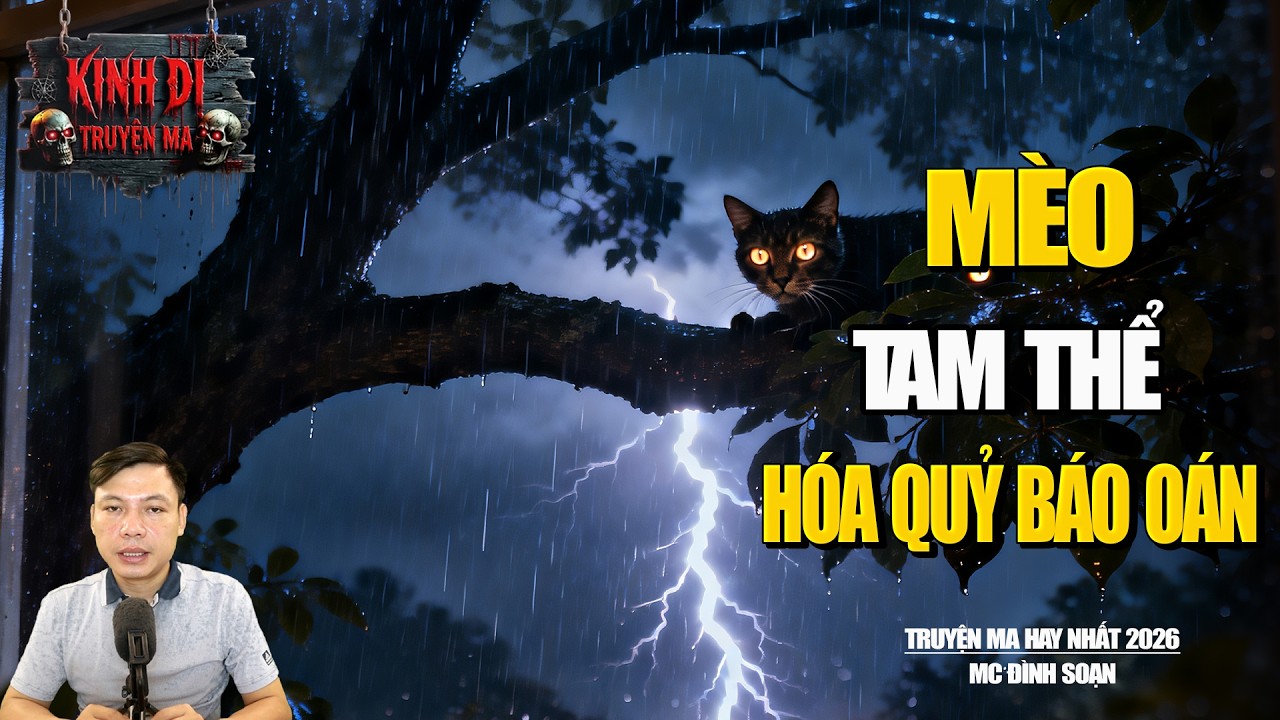 TRUYỆN MA CÓ THẬT : MÈO TAM THỂ HÓA QUỶ BÁO OÁN KINH HOÀNG ! QUẢ BÁO NHÃN TIỀN.