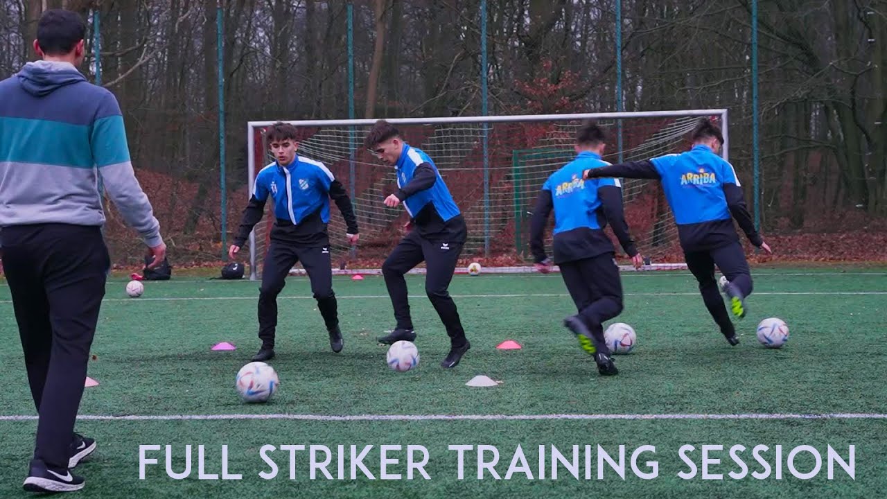 FULL STRIKER TRAINING SESSION | Scaning + Creating Space +Finishing