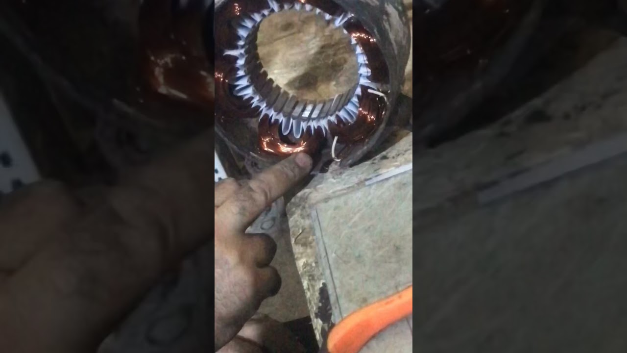 تعلم لف ملف ماطور مبرده ابلاستك ٣سرع بلتفصيل من البدايه حتى النهايه وكيف التوصيل النهائي