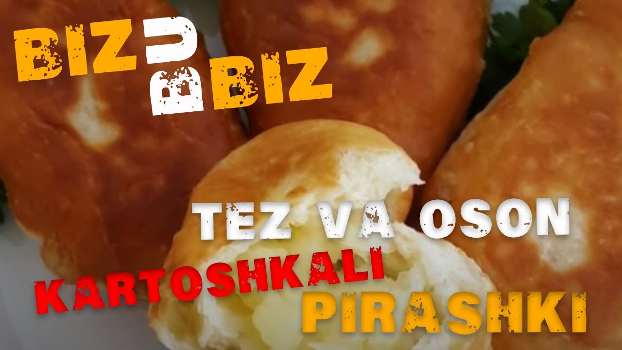 Tez va oson kartoshkali pirashki / Тез ва осон картошкали пирашки #bizbubiz #pirashki @BizbuBiz