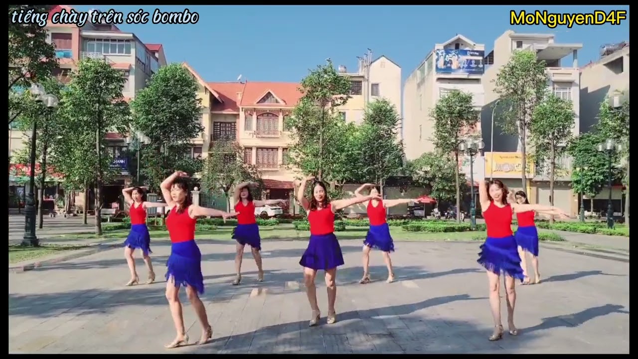 Tiếng Chày Trên Sóc BomBo/bản nhạc ko lời/ kết hợp với nhóm nhảy MoNguyen D4F cực hot 🌹👍😘