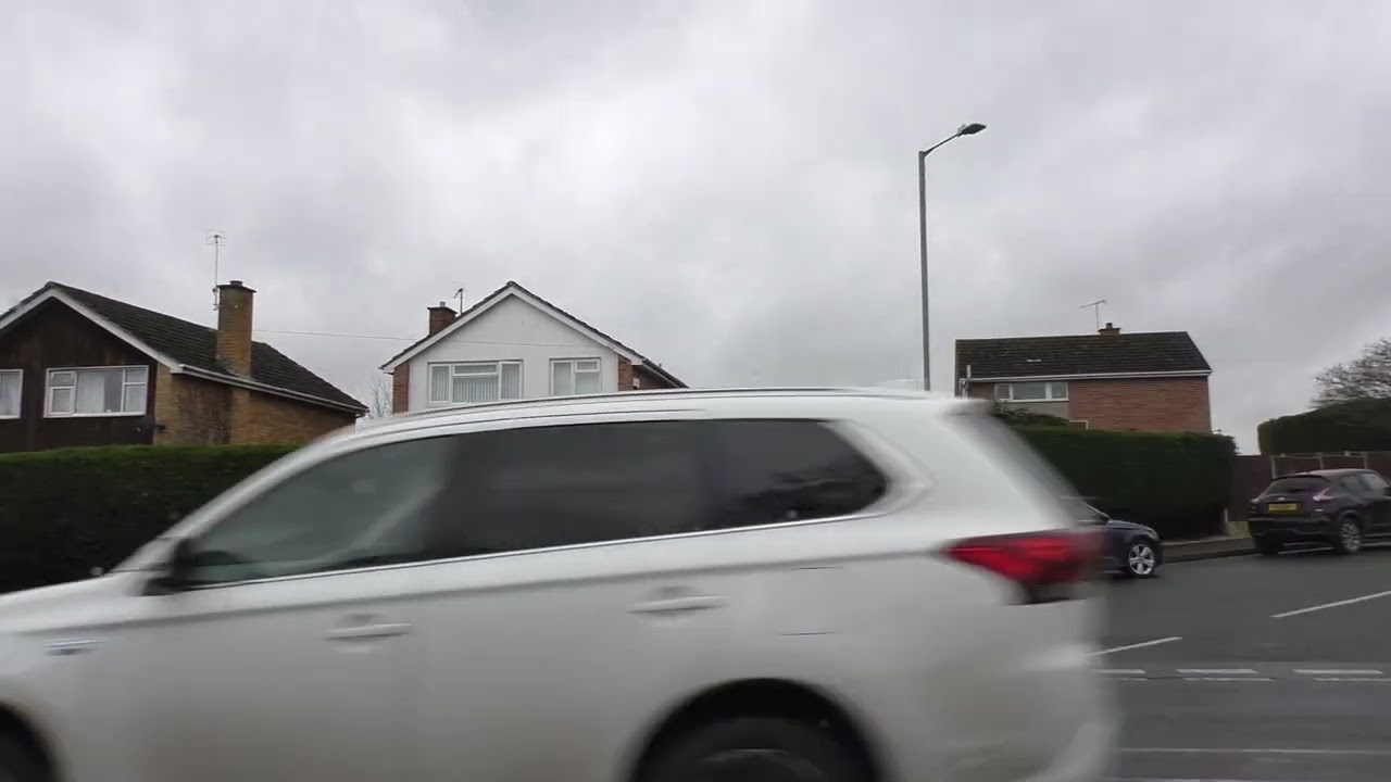 Driving On Henwick Road, Hallow Road, Horsford Road, Riverview Close & Oldbury Road, Worcester, UK