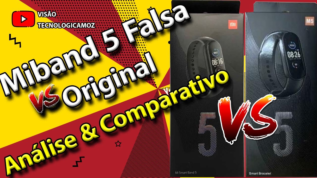 Comparativo da Xiaomi Mi Band 5 ORIGINAL e a PIRATEADA - como saber/identificar a original