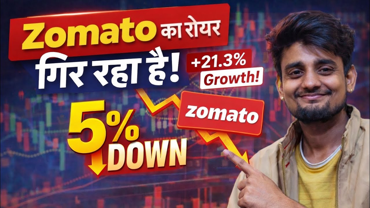 Zomato Share News Today 🔴 | Why Zomato Share Price Falling  | Eternal Share Update |
