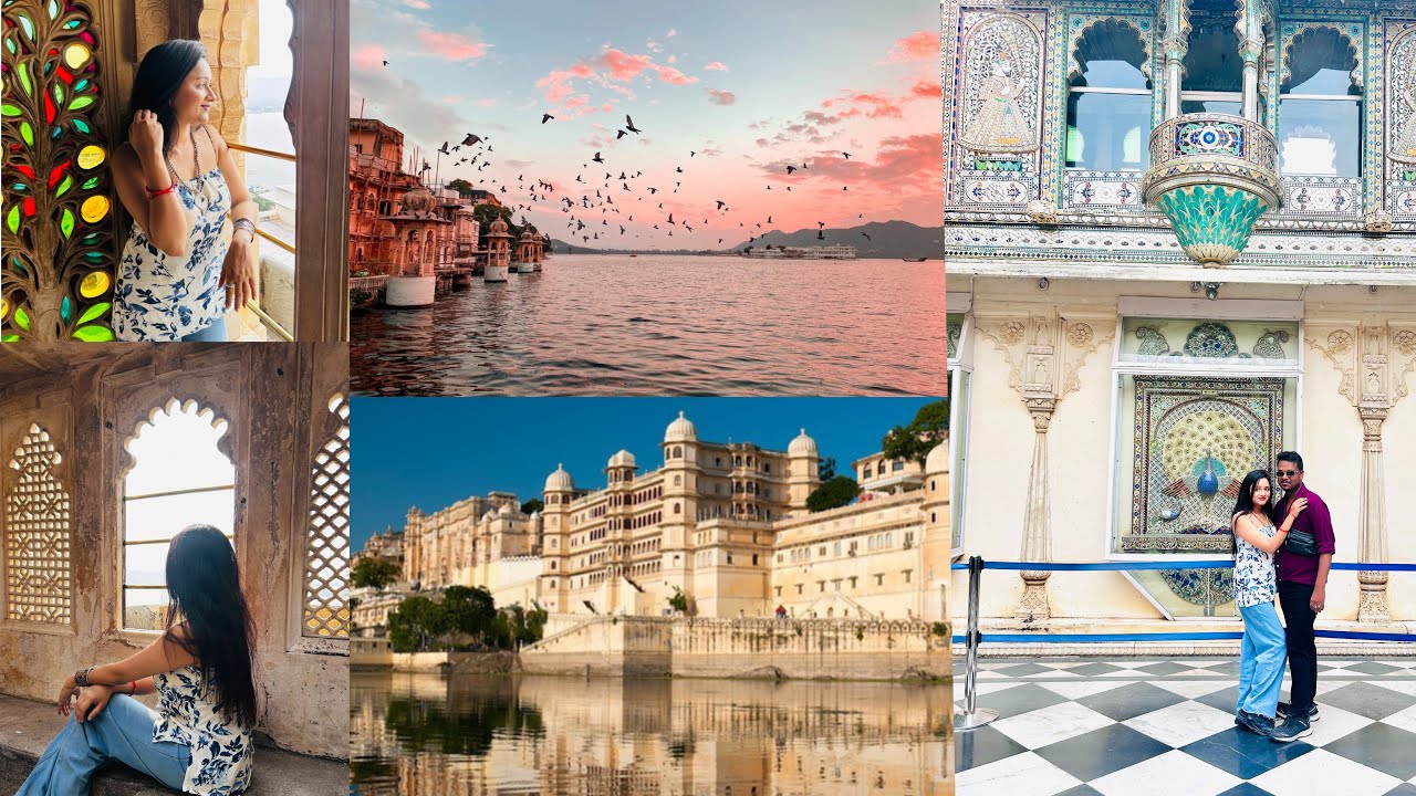 1st Day of Udaipur ||City palce || gangor ghat || bagor ki haveli 