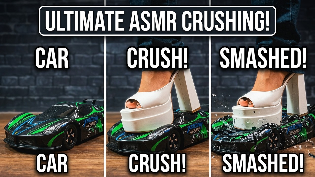 ASMR All Favorite Triggers Crushing & Stepping part 1🔥😴😇