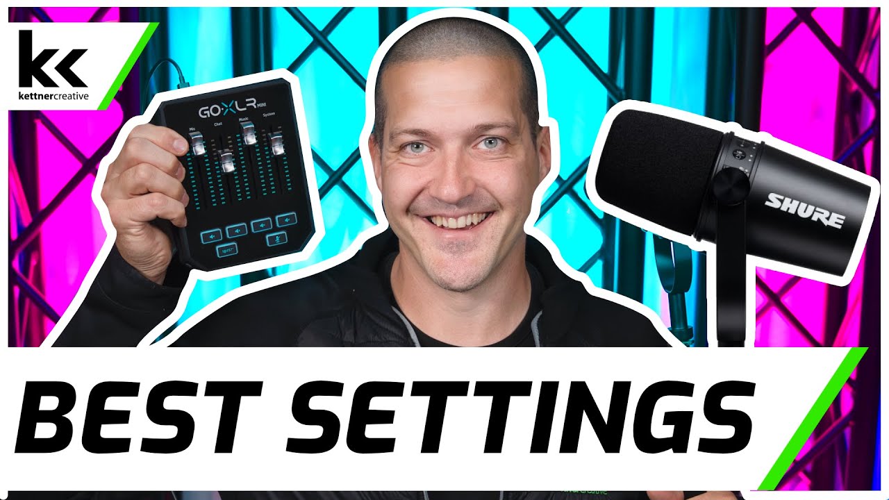Shure MV7 & GoXLR Mini Setup | Best Mic Settings