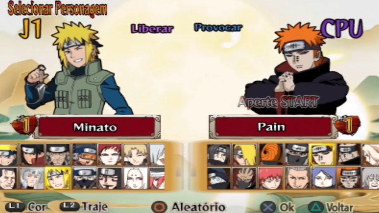 MINATO VS PAIN (INSANO) - NARUTO SHIPPUDEN: ULTIMATE NINJA 6