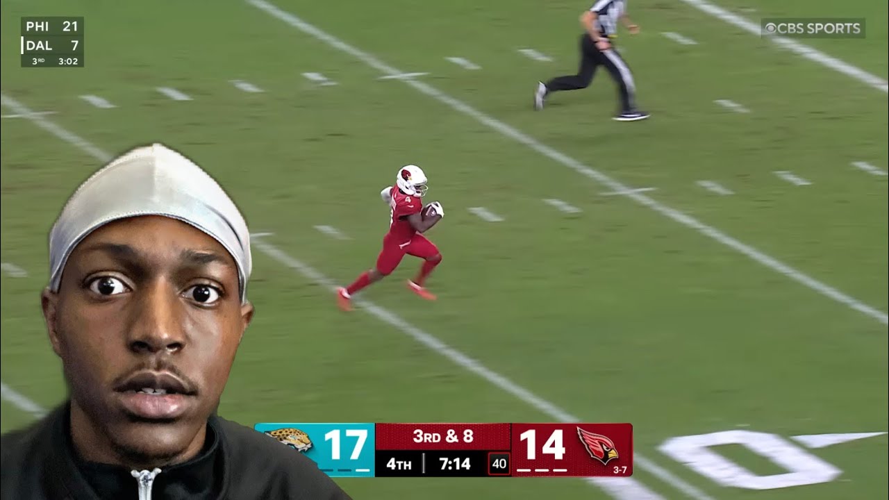 D3AME РЕАКЦИЯ НА ОСНОВНЫЕ МОМЕНТЫ ИГРЫ «ДЖЕКСОНВИЛ ДЖАГУАРС» – «АРИЗОНА КАРДИНАЛС» | 12-я неделя ...