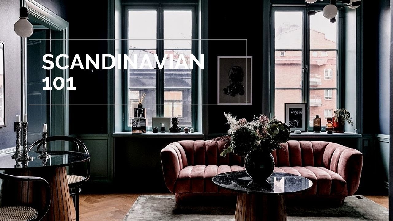 Dark Moody Apartment In Scandinavian Style