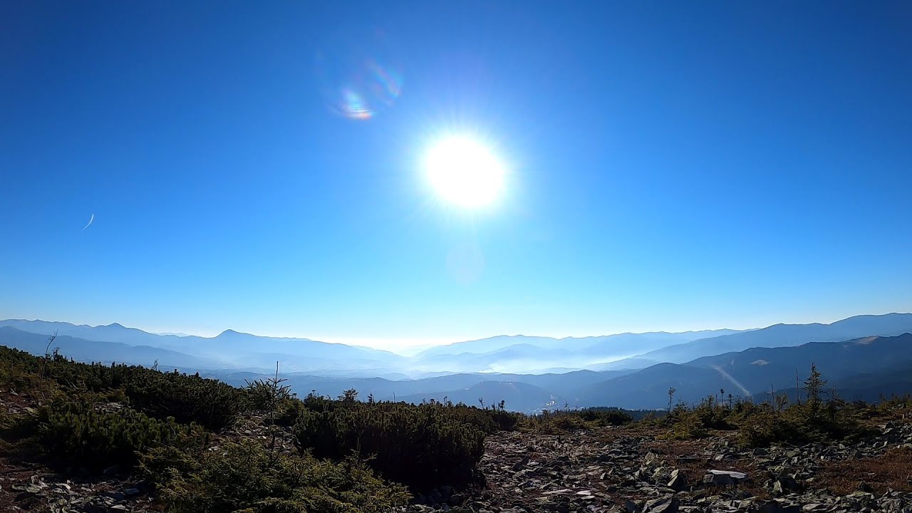 Meditative slow motion video | Carpathian mountains | ASMR In headphones