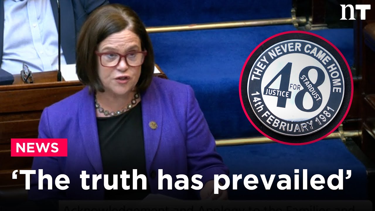 'Let justice flow like a river' - Mary Lou McDonald on Stardust State apology
