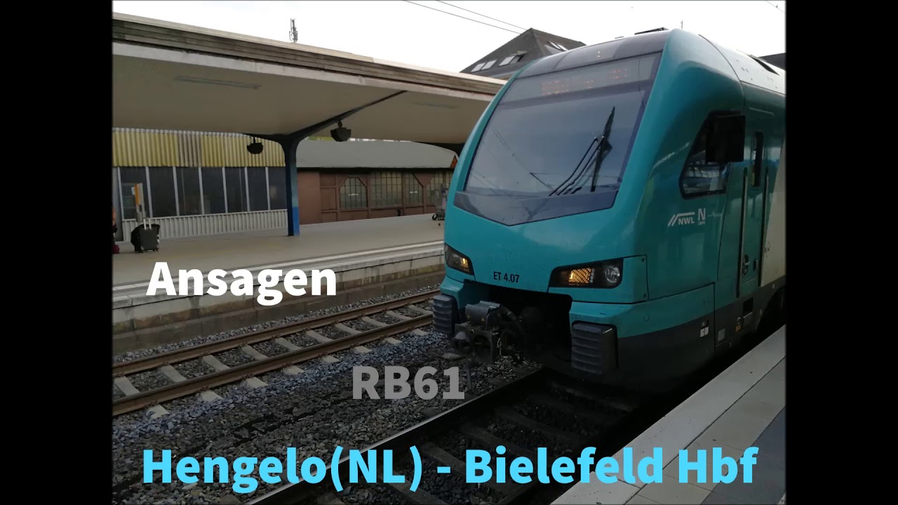 [Eurobahn] Ansagen RB61 Hengelo(NL) - Bielefeld Hbf
