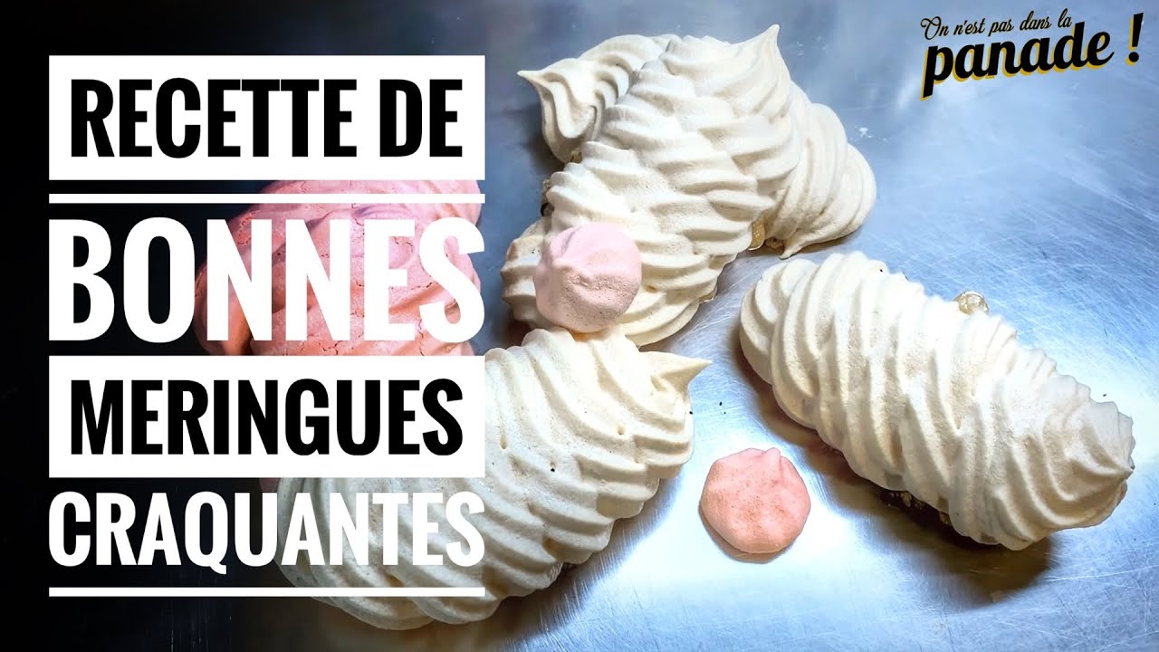 Recette MERINGUE tendre et croustillante