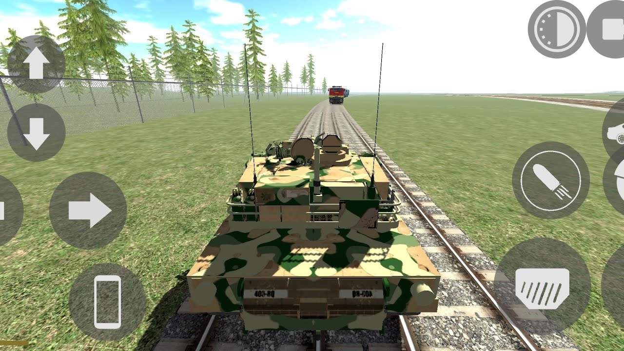 Army  tank and Train | 
