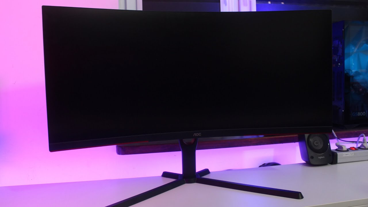 NAJBARDZIEJ ZAKRZYWIONY MONITOR NA RYNKU - AOC CU34G3S/BK 1000R