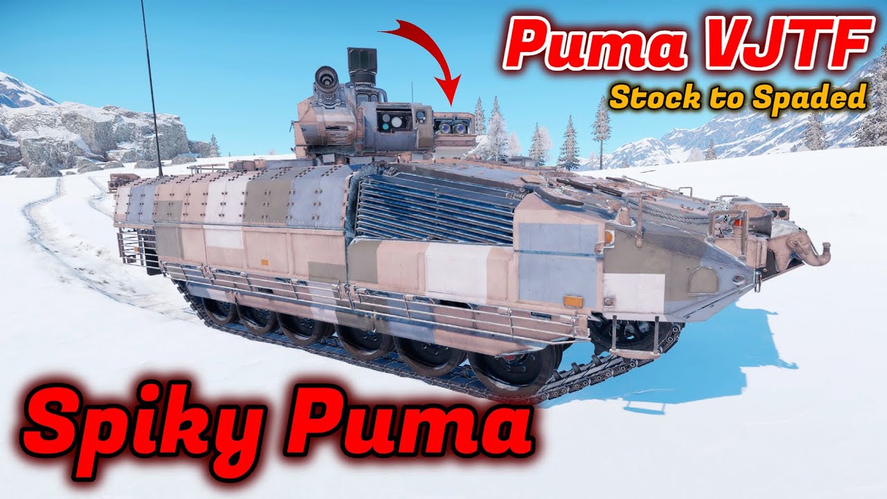 Puma VJTF - Stock to Spaded - Should You Grind/Spade It? Long Range Puma [War Thunder]