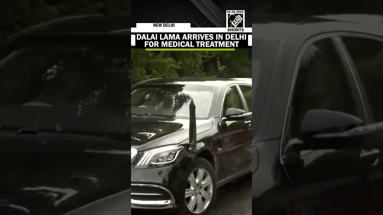 Tibetan Spiritual leader Dalai Lama arrives in Delhi for medical treatment on his left knee