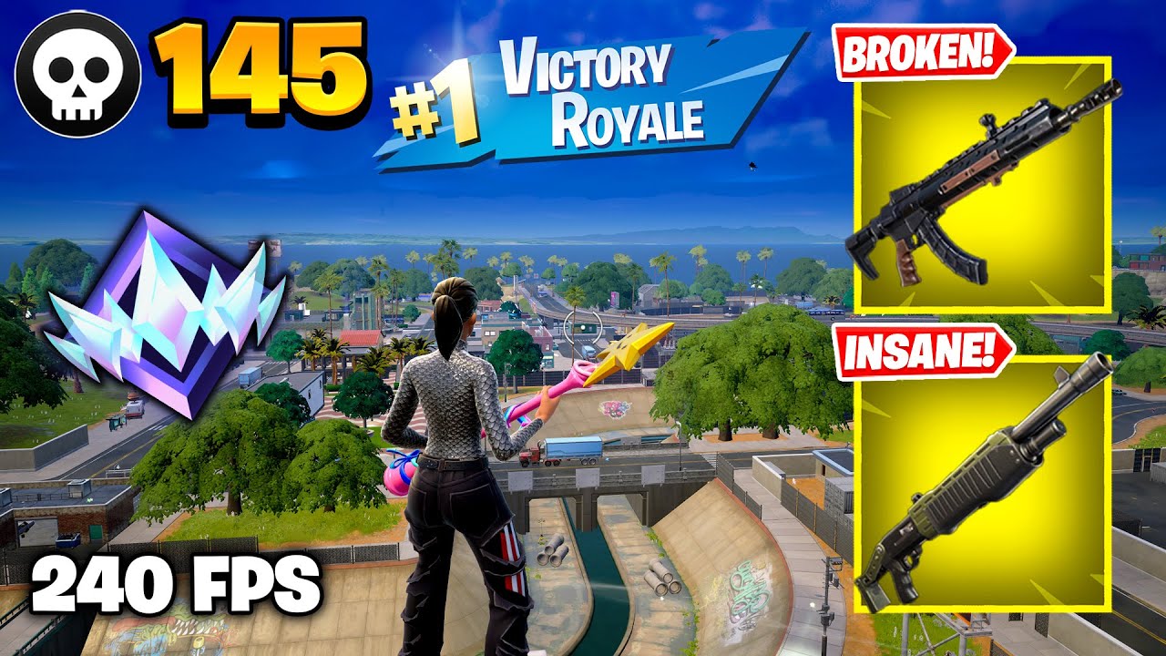 Fortnite Unreal Ranked Reload | High Kill Gameplay | Keyboard & Mouse | 240 FPS