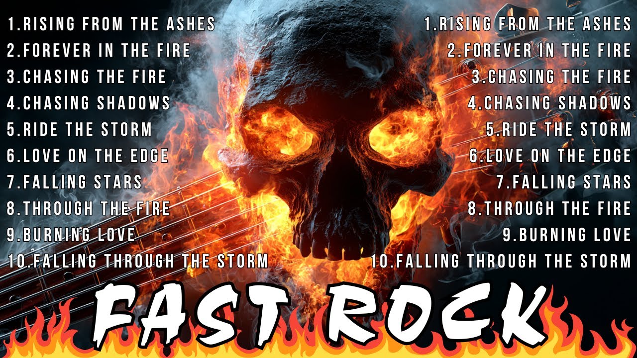 ⚡Fast & Furious Rock | High-Octane Rock Anthems to Keep You Moving, Focused and Energized