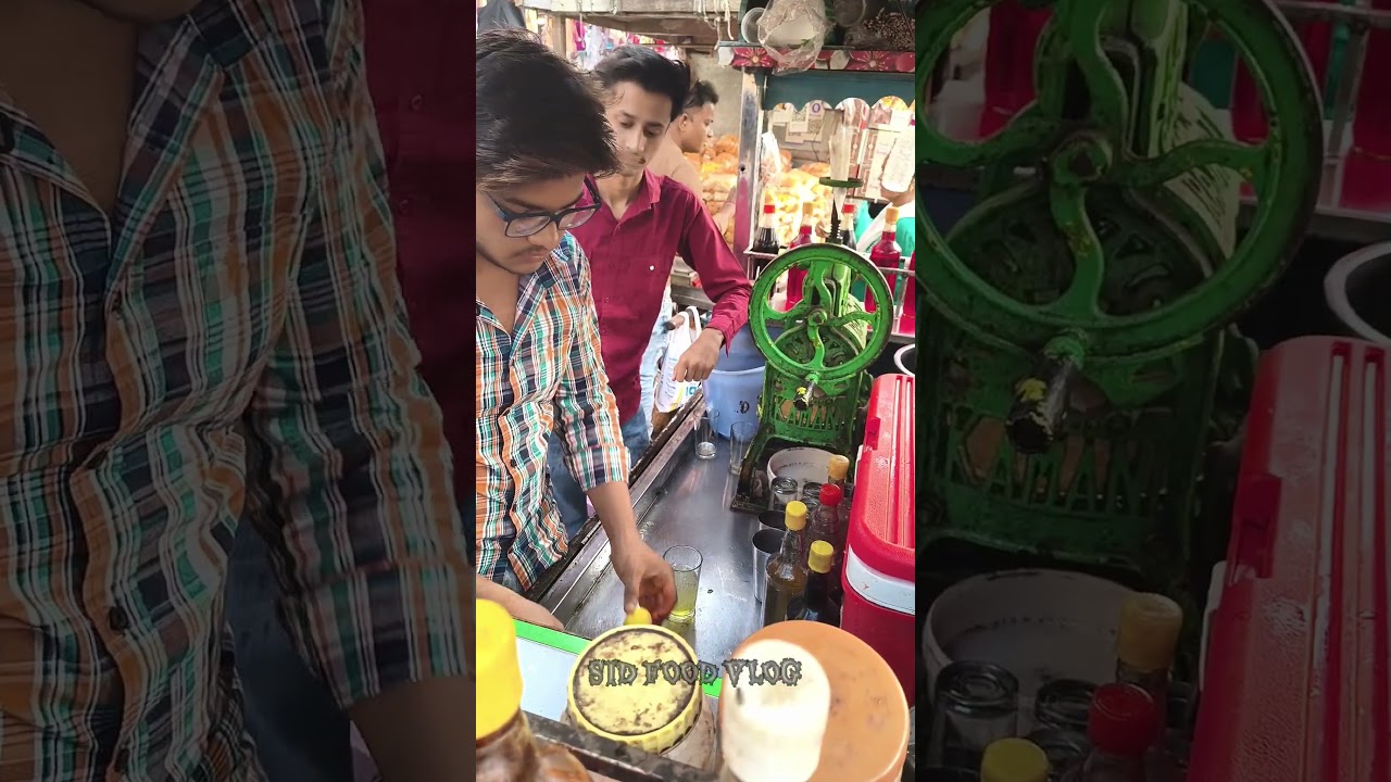 January 10 Gujarat Side Selling Sharbat Shikanji | WinterSpecial Street Drink | sid FOOD VLOG |