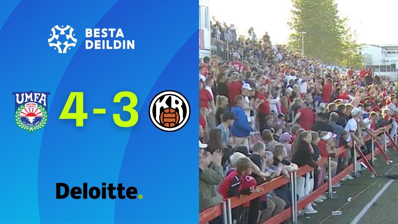 Afturelding 4-3 KR | Markaveisla og áhorfendamat í Mosfellsbæ | 2025