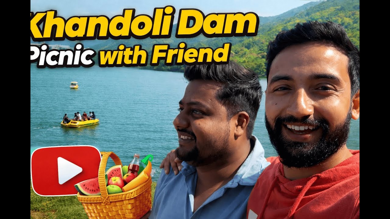 Khandoli Dam Picnic with Friend 🚗🌿 | white coffee ☕️ with Ankit😂