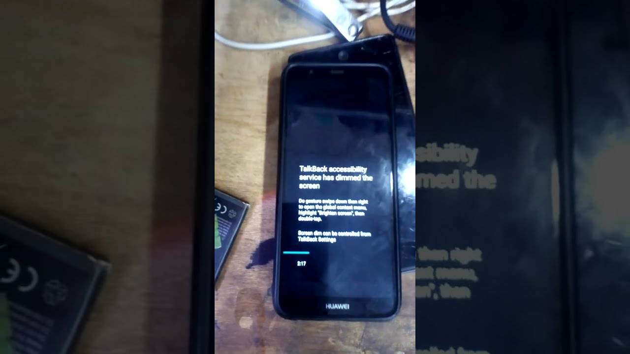 TalkBack accessibility service has hidden the screen || Huawei TalkBack accessibility servi