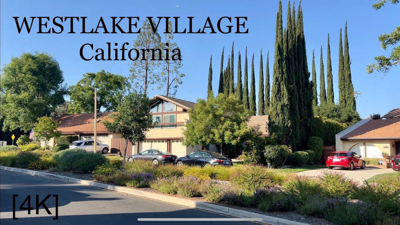 Westlake Village, California - 10 minutes walk (4k)