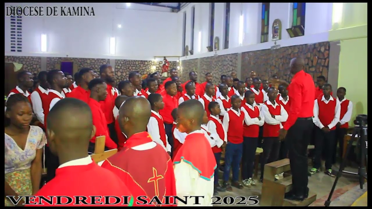 Les troubadours du roi Baudouin de kamina en mode vendredi saint