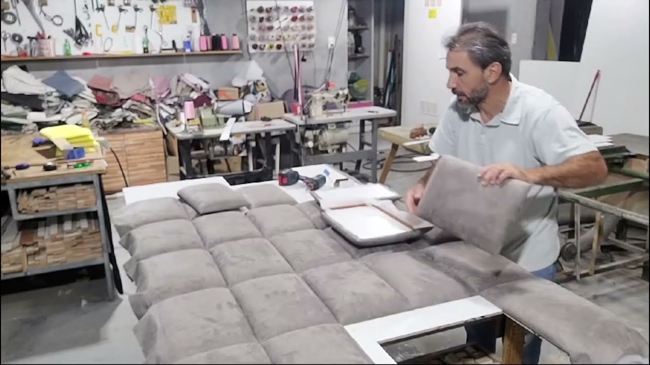 Cabeceira Estofada em Placas, Aprenda Fazer