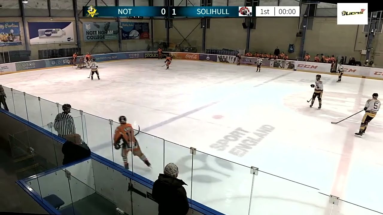 Nottingham Lions 1-5 Solihull Barons GOALS