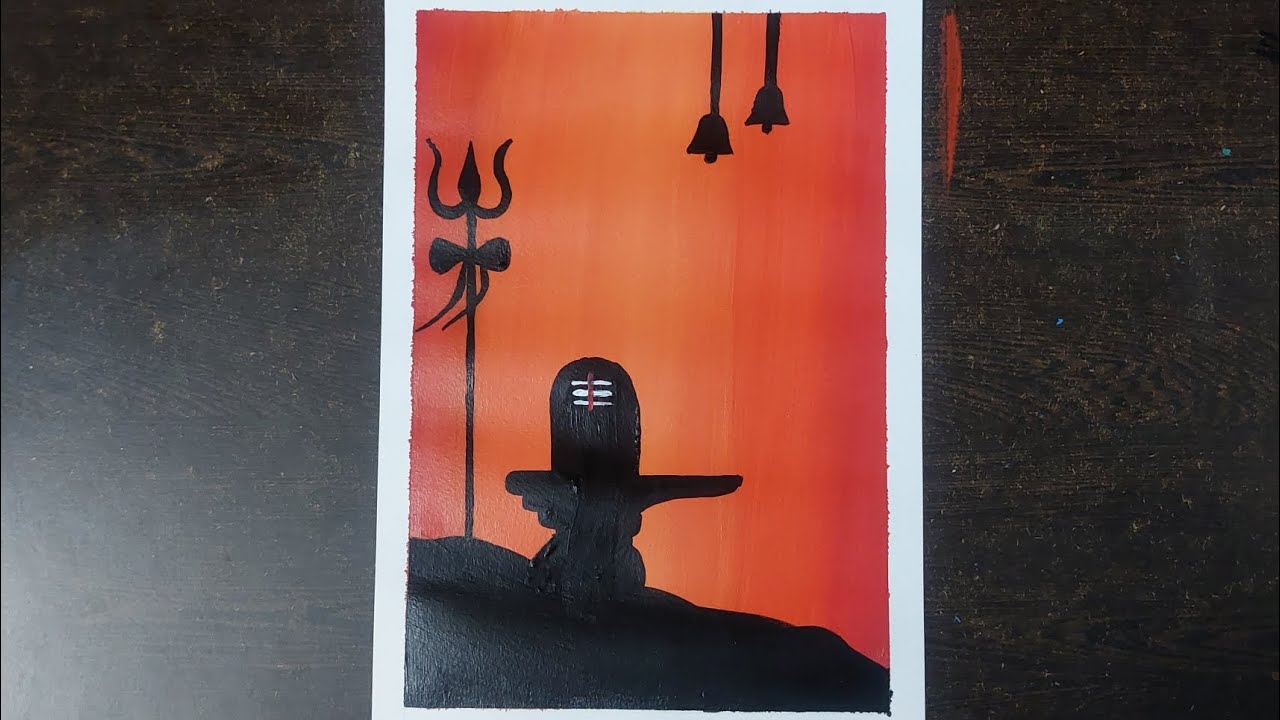 Easy Shiva lingam painting - Maha Shivratri 2026