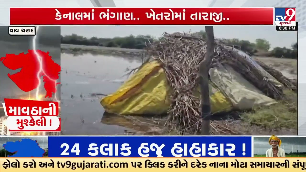 Canal Breach Devastates Farms in Suigam Heavy Crop Loss After Rain and Flooding | TV9Gujarati