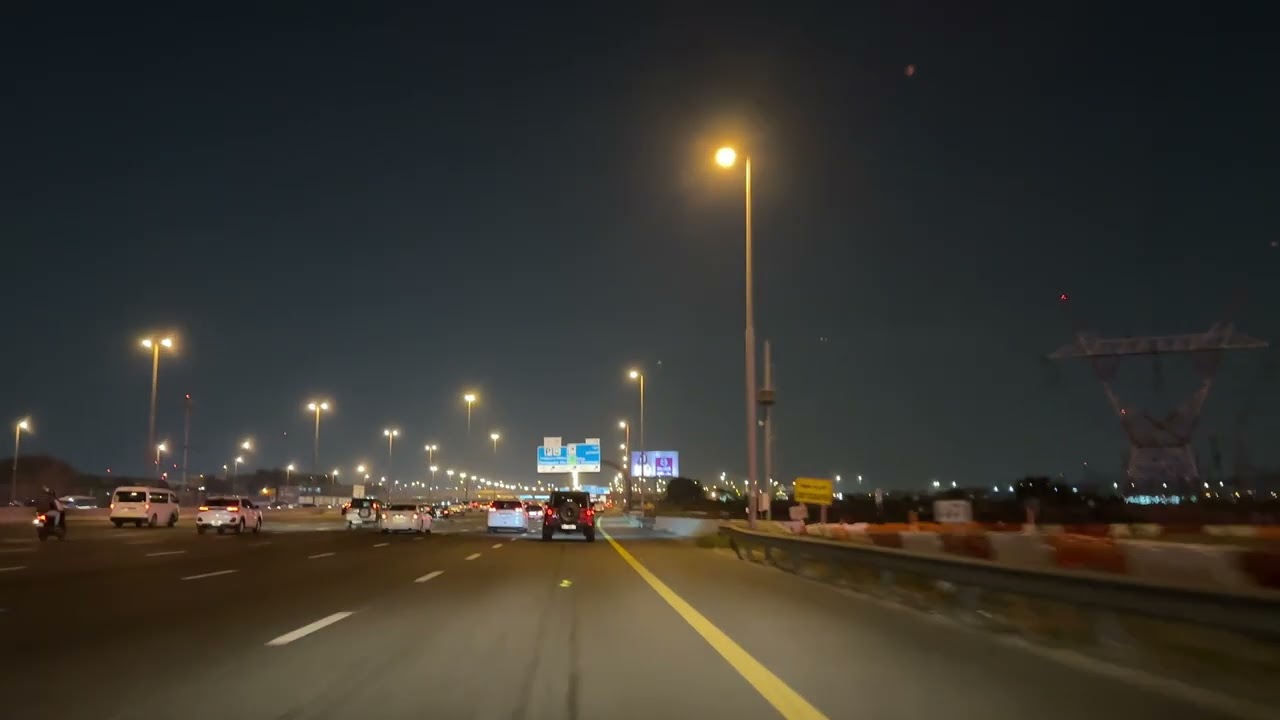 Mirdiff City Center to Mushriff Park | DUBAI 4K drive