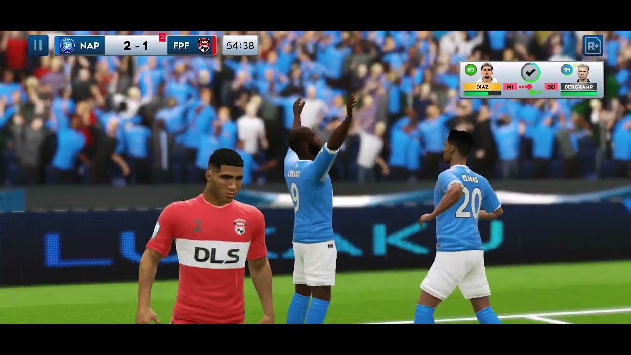Mi partida vs napoli espero que les guste como jugue