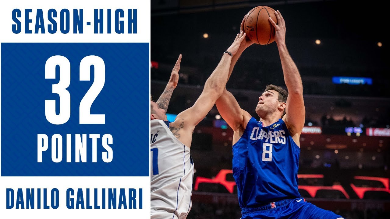 Danilo Gallinari Scores Season-High vs. Mavericks