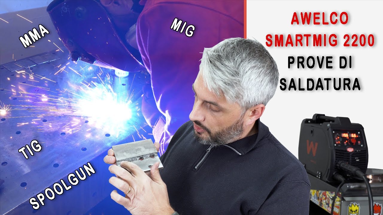 Prove di saldatura con Awelco Smartmig 2200