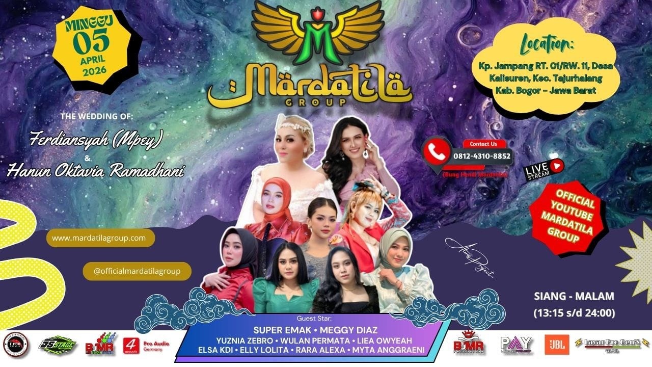 LIVE KONSER MARDATILA GROUP (MALAM)  - WEDDING FERDIANSYA & HARUN OKTAVIA RAMADHANI | TAJURHALANG