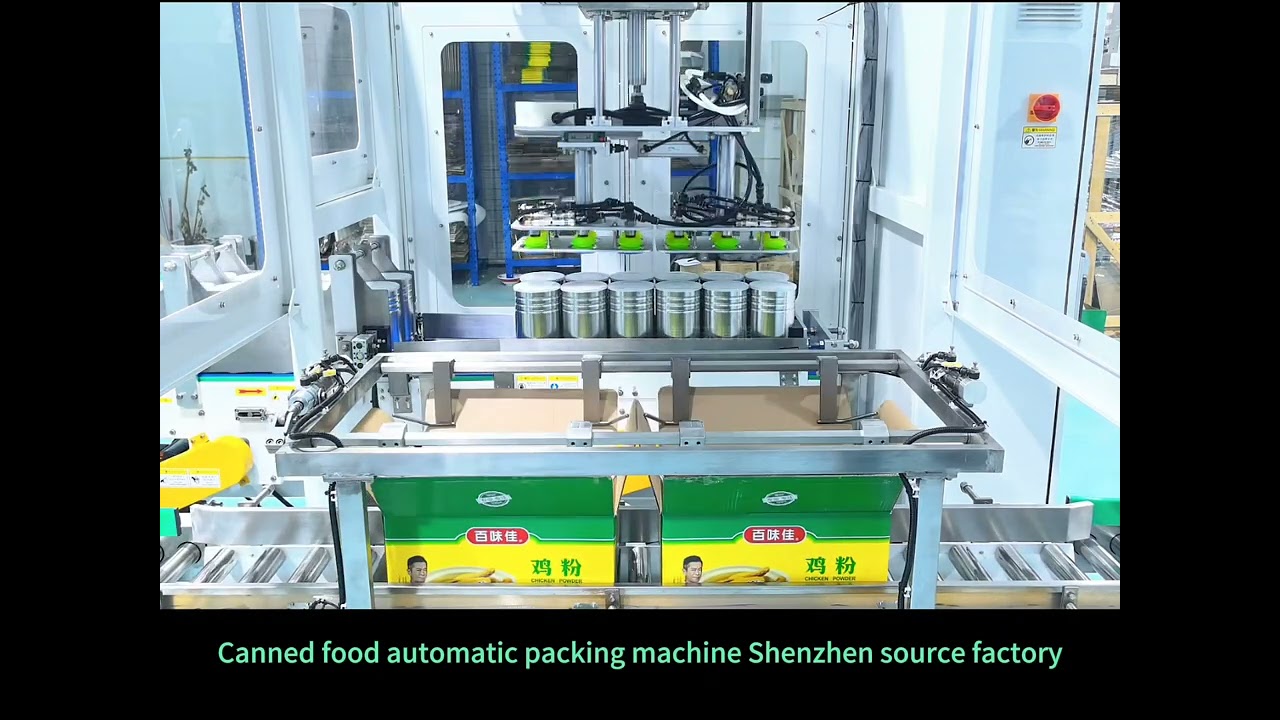 Canned food automatic case packing machine Shenzhen source factory